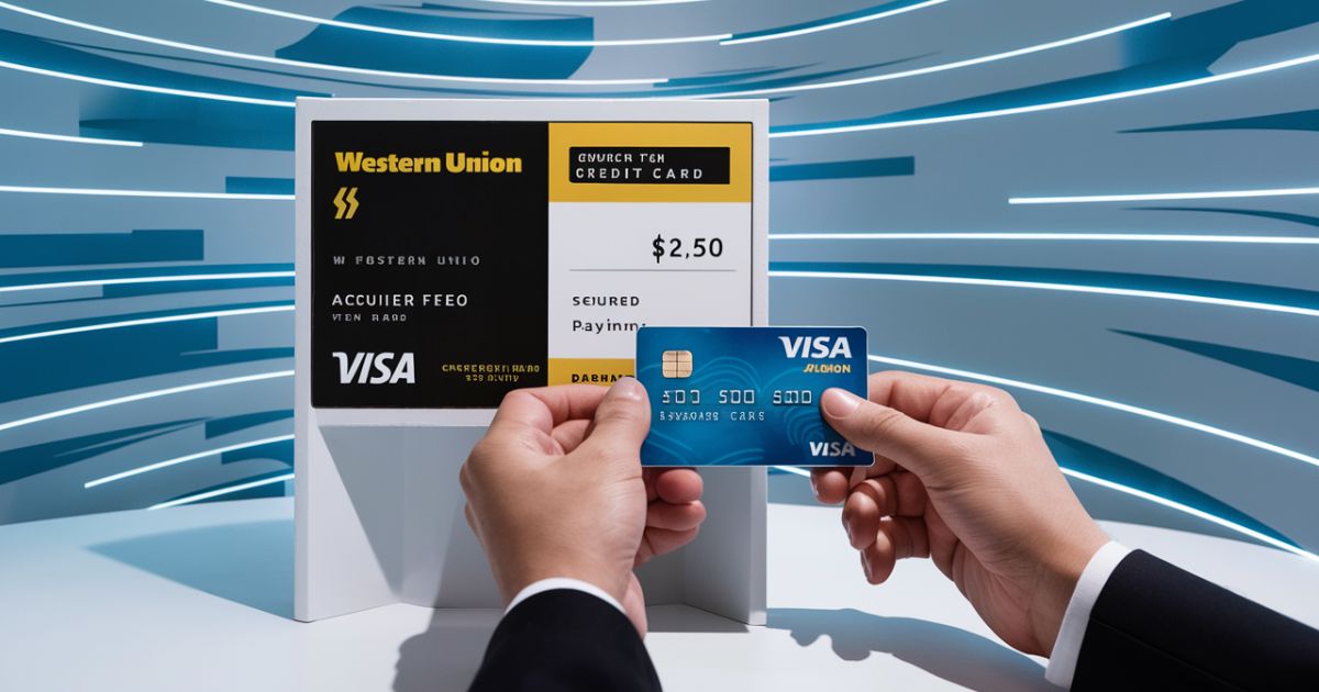 western union visa acquirer fee transaction