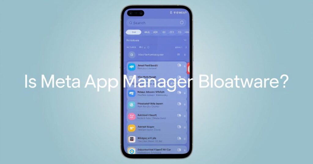 Is Meta App Manager Bloatware?